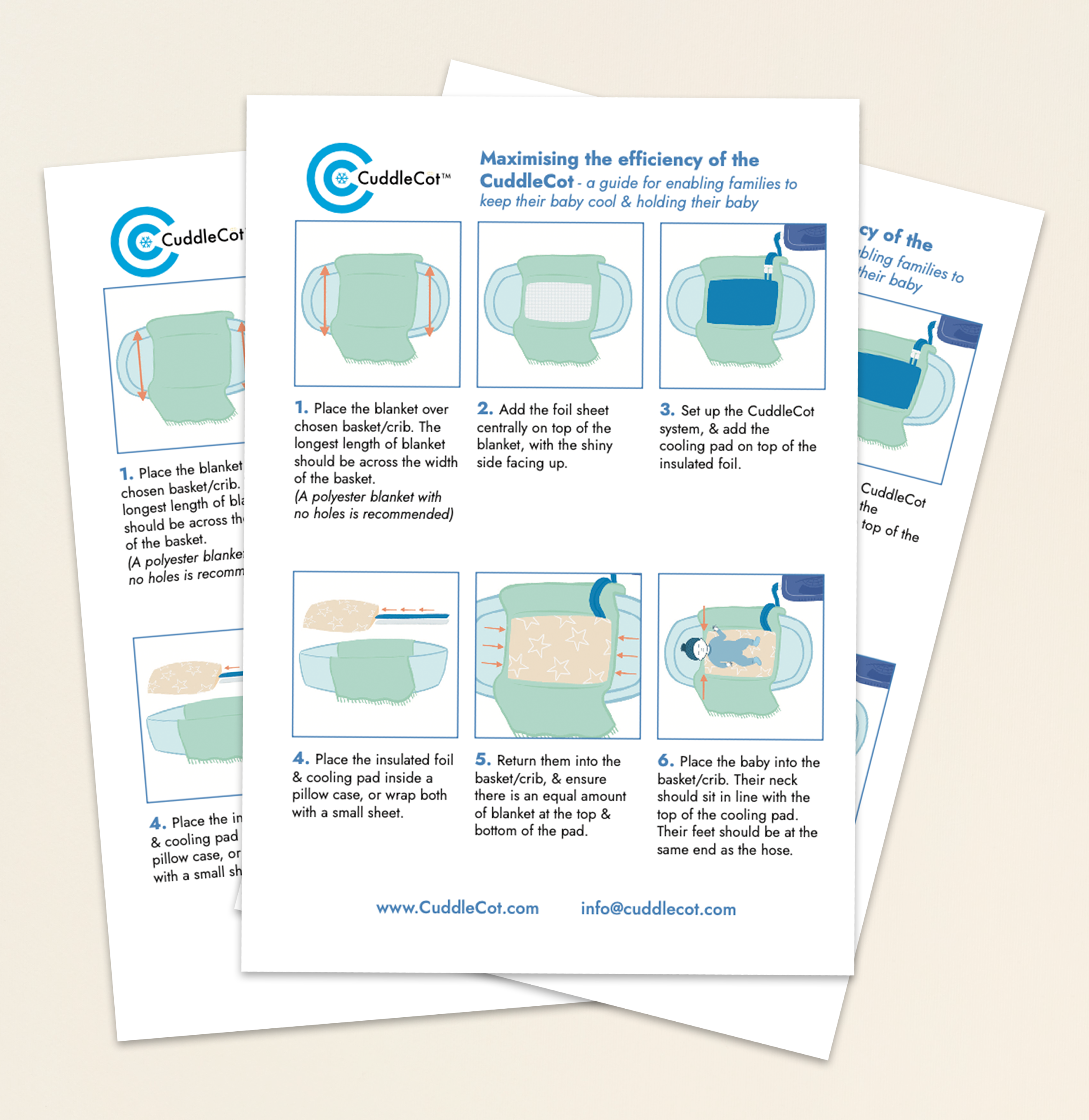 Swaddle flyers mock up