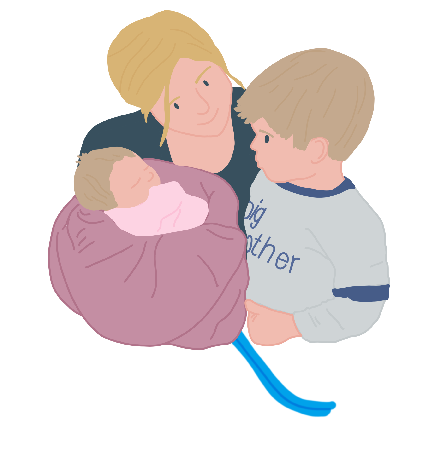 Parent holds baby swaddled with CuddleCot cooling pad