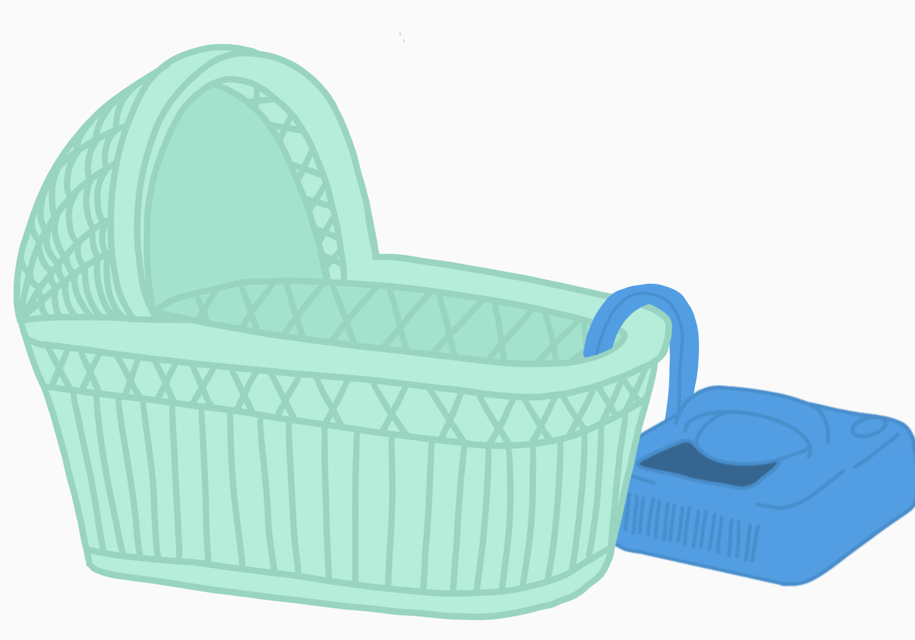Compatible with existing hospital bassinets and can be compactly packed away when not in use.